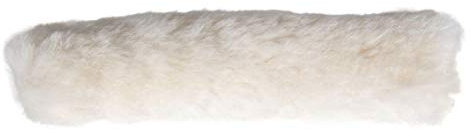 HKM 4000315309740 Echt-Lammfell-Nasen-Genickschutz1200 Weißst