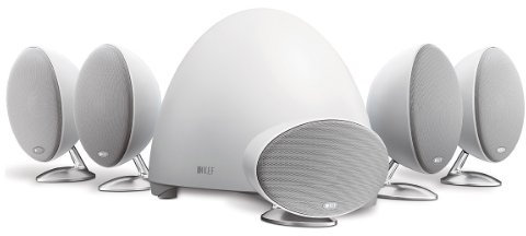 KEF E305 EU Système de Haut-parleurs Blanc