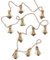 Rastogi Handicrafts Brass Decorative String of 11 Metal Vintage Indian Style Fair trade Wall Hanging Bells (1)