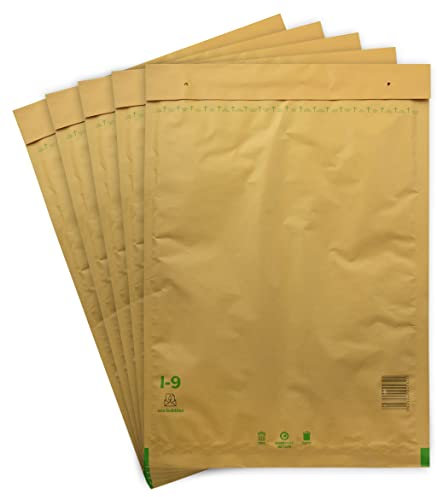 20 Versandtaschen Luftpolsterumschläge 320 x 455 mm DIN A3 Luftpolsterversandtaschen Luftpolstertaschen Gr. I/9 I9 braun Umschläge haftklebend gepolstert Polsterumschlag Taschen