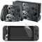 eXtremeRate Autocollant pour Nintendo Switch Manette,Sticker Skin pour Switch Console & Joycon & Dock avec 2 Protection d'Écran-Crânes