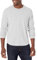 Amazon Essentials Men's Regular-Fit Long-Sleeved Henley Shirt (Available in Big and Tall), Light Grey Heather, L
