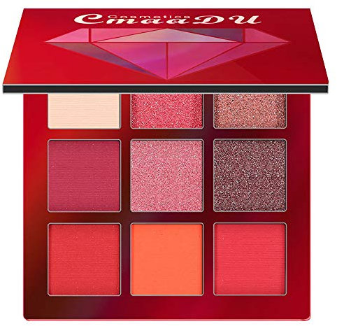 Battnot Lidschatten Palette 9 Farben Cosmetic Matte Eyeshadow Cream Makeup Palette Shimmer Set Lidschatten Eyeshadow (9 Farbe, 03#)