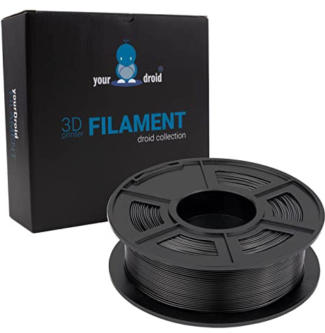 yourDroid PLA Filament Schwarz 1.75mm 1kg