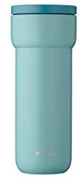 Mepal - Isolierbecher Ellipse - 6 Stunden heiß & 10 Stunden kalt - Thermobecher für Unterwegs - Geeignet als Tee & Kaffeetasse zum Mitnehmen - Passt in alle Becherhalter - 475 ml - Nordic Green