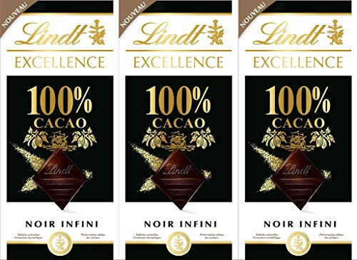 Schokolade Lindt Excellence 100% Kakao Noir Infini Schokoladentafel 3 x 50g