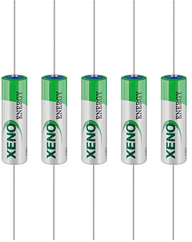XENO Batterien mit Axialanschluss AA (Mignon)/CR14505/XL-060F/AX 2400 mAh Lithium 3,6 V, 5 Stück