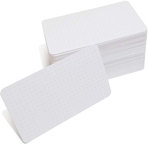 Bullet Cards with the Same Grid as Bullet Dotted Journals (3x5 Card 200qty)