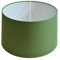 Lampenschirm Stoff rund Ø 40 x H 23 cm (grün)