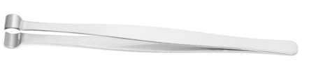 HENDI Pinzette universal, zylinderförmiger Kopf, Kochpinzette, Anrichten, Platzieren und Wenden von Lebensmitteln, Geschirrspülmaschinengeeignet, 170mm, Edelstahl 18/0