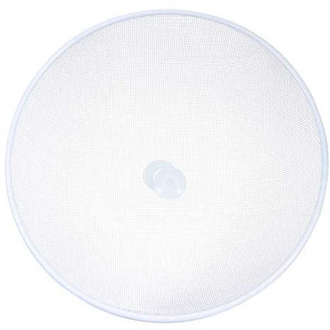 Obsthaube Abdecknetz für Lebensmittel Metallgitter, Eisengitter, Lebensmittelzelt, runder Regenschirm, Lebensmittel-Servierdeckel, Gemüseabdeckung, 35 cm, Tortenhaube