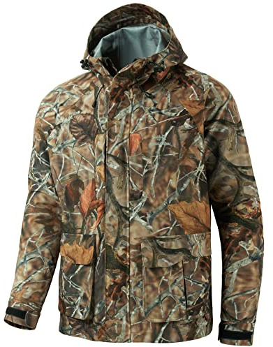 Bassdash Walker wasserdichte atmungsaktive Jacke zum Angeln und Jagen, geräuscharmes Obermaterial, für Männer und Frauen in 7 Größen