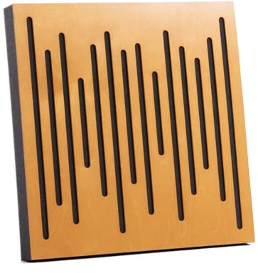 Bluetone Acoustic WaveFuser Wood - Panneaux acoustiques en bois naturel - 50 x 50 cm (chêne clair)