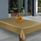 laro Wachstuch-Tischdecke Abwaschbar Garten-Tischdecke Wachstischdecke PVC Plastik-Tischdecken Eckig Meterware Wasserabweisend Abwischbar AQ, Muster:Gold geprägt, Größe:100x140