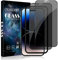 Cnarery Privacy Full Coverage Screen Protector for iPhone 14 Pro 6.1 inch, Anti-Spy Tempered Glass Film with Installation Frame, Case Friendly, Bubble Free, Anti-Scratch, [2 Pack]