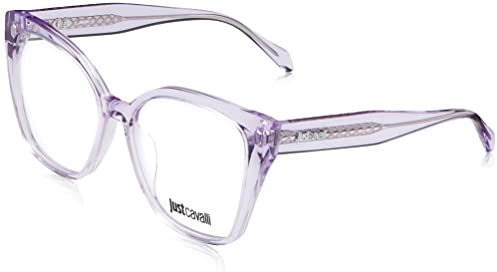 Brillen Just Cavalli VJC005 06SC VIOLA TRASPARENTE LUCIDO 56/16/140 Damen
