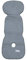 Air 'N GO Universal Matratze für Kinderwagen Bamboo Blau 104157-336