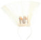 FRCOLOR Stirnband Aus Mesh-krone Kinder Kopfbedeckung Für Die Hochzeit Erstkommunion Schleier Mädchen Haarschleier Stirnband Schleier Kindergeburtstag Stoff Große Krone Prinzessin Braut