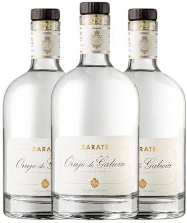 Orujo Zárate Albariño Botella Medium 50 cl (Caja de 3 Botella Medium de 50 cl)