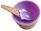 1PC Kids Ice Bowls Ice Cup Couples Bowl Gifts Dessert PP Round Kitchen Tables Set (Purple, One Size)