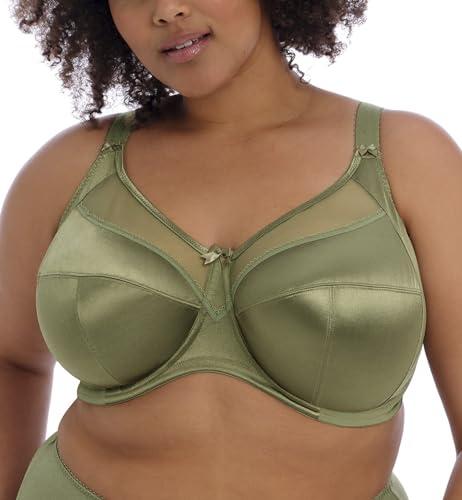 Goddess Keira Wired Bra (36G, Olive)
