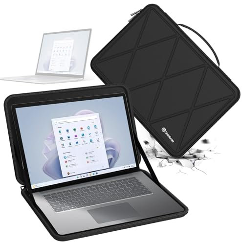 Smatree Custodia protettiva rigida in EVA compatibile con Microsoft Surface Laptop 5, per Microsoft Surface Laptop 4, per Microsoft Surface Laptop 3 da 13,5 pollici Notebook Bag (X8244)