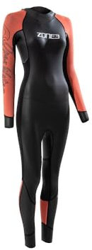 Zone3 Venture Neoprenanzug Damen schwarz/orange