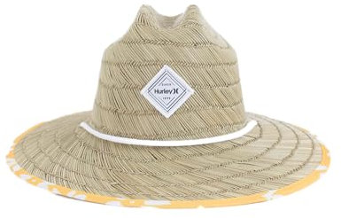Hurley Sombrero de Paja W Diamond Tapa, Infinite Gold, Talla única para Mujer