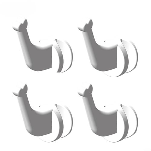 Uwithdanceme Towel Rail Radiator Hooks,White Radiator Towel Rail Hanger Hooks,No Punch Radiator Hooks For Towels,Withstand Heavy Loads Of Up To 55KG(4PCS)