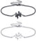 ONEFINITY Passende Armbänder 925 Sterling Silber Puzzle Paararmbänder Fernbeziehungsarmbänder Paarschmuck Valentinstagsgeschenk für Freund Freundin Männer Frauen Sie und Ihn