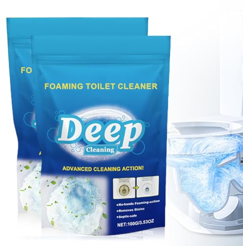 Splash Toilet Cleaner, WC Reiniger Wc-Schaum, Urinsteinentferner Extra Stark, Toilettenreiniger entfernt kraftvoll Kalk & Urinstein, Sorgt für Glanz und frischen Duft (2, 100g)