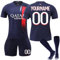 HGWOPGASD Fussball Trikot Kinder Set 24/25 Personalisiert drucken Eigenem Namen Nummer mit Shorts und Socken Football Training Erwachsene und Jungen Tshirts Sets Fussball Geschenke Jungen A01