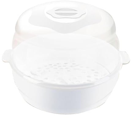 Esterilizador de vapor de microondas - Limpiador de vapor para biberones | Herramienta portátil para biberones | Esterilizador de vapor de microondas para biberones y accesorios, caja de limpieza