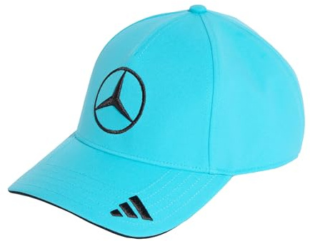 adidas Unisex Mercedes - AMG Petronas Formula 1 Team George Russell Cap, Samba Blue, L-XL