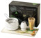 Set of 7 Matcha Tea Set with Whisk and Bowl Matcha Kit for Ceremony Matcha Whisk, Gift for Matcha Lover(White)