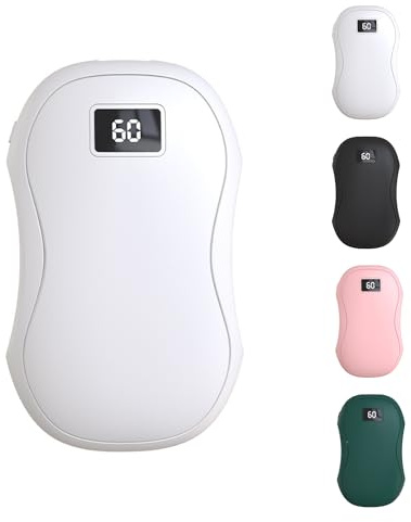 Hand Warmers Rechargeable, Electric HandWarmers, 2 in1 Reusable Electric Portable Pocket Heater USB 4000mAh Power Bank, 3 Levels Heat, Great for Women/Man, Raynauds, Outdoor, Camping, Hiking
