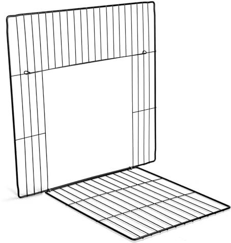 Pet Cage Door Panel in Iron with Mesh Design for Small Pets | Black Finish, Smooth Surface, Stable Build, Easy Disassembly, Suitable for Hamsters and Other Small Pets