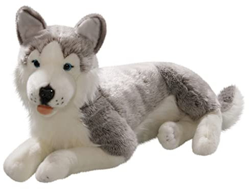 Carl Dick Husky liegend, Hund, Plüschtier, Kuscheltier ca. 60cm 2703