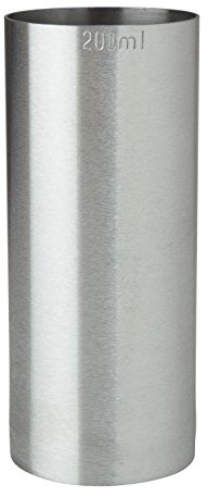 Beaumont Stainless Steel Thimble Bar Measure 200ml CE Marked - Accurate Sizing for Wine and Cocktails, Durable Construction, Easy to Clean