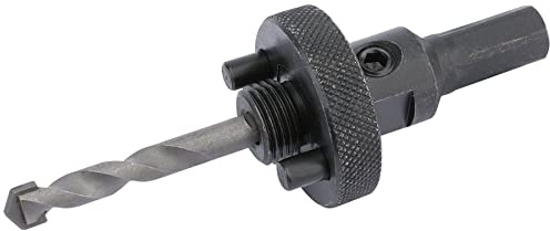 Draper 35345 Expert Carbide Grit Arbor for 32mm-150mm Hole Saws, 7/16, Grey