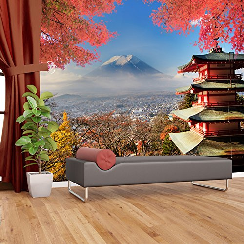 azutura Mt Fuji Japan Wall Mural Wallpaper available in 8 Sizes Digital
