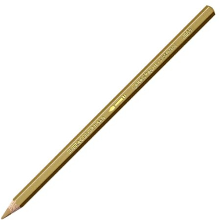 Caran D'ache Supracolor Watersoluble Pencil, Gold (3888.499) by Caran d'Ache