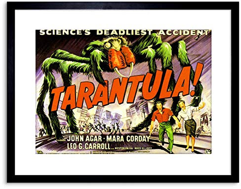 Wee Blue Coo 9x7 '' MOVIE FILM TARANTULA GIANT SPIDER HORROR FRAMED ART PRINT F97X555