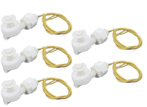 sourcing map Liquide Eau Niveau Contrôle Capteur Angle Droit Flotteur Interrupteur ZPC1 5Pcs