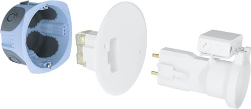 Kit applique DCL + fiche/douille E27 - 67mm