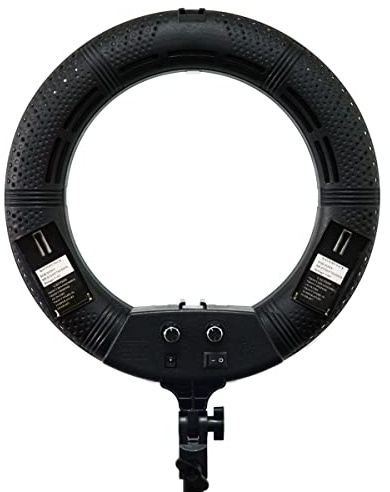 Yidoblo 12 dimmbarer LED-Lichtring FS-390II-Kit mit H-Tischständer, Tragetasche, Fotohalter für YouTube-Fotostudio-Fotobeleuchtung von Portrait Selfie