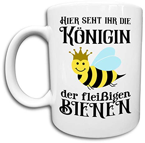 Dankeschön Geschenke Tasse, Fleißige Bienen Königin, Frau Danke sagen für Hilfe, Krankenschwester, Pflegerin, Ehrenamtliche Helfer Geschenke
