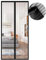 Zanzariera Magnetica per Porte, Zanzariera 150x200 cm, Nero Zanzariere Porte Chiusura Automatica, Facile da Installare, per Porta Finestra Balcone Soggiorno