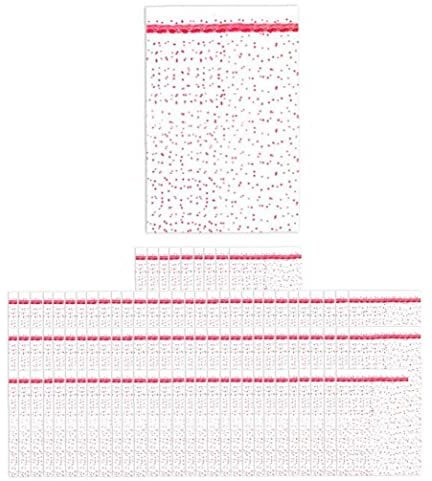 Ruluti 100 Stücke 18x25 cm Transparent OPP Plastiktasche Für Puppen Spielzeug Verpackung Herz Geschenk Tasche Party Süßigkeiten Obst Basketasche