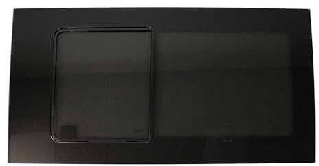 Schiebefenster Seitenfenster Auto Fenster kompatibel mit VW Crafter 2006-2017 Links Schiebetür L3 L4 | Auto Schwarz Dunkel Getöntes Glas Privatsphäre und Schutz